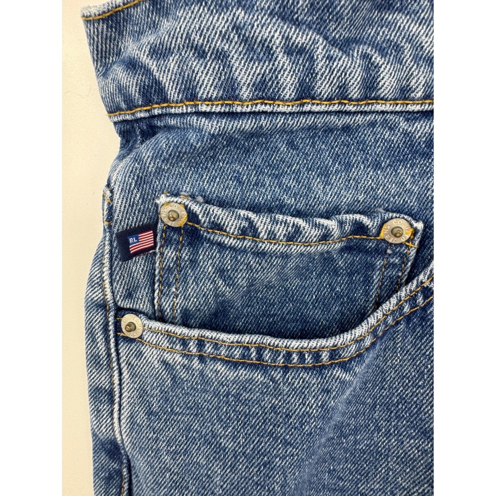 VTG Polo Jeans Co Ralph Lauren Mens 38x30 Classic Fit Blue Denim Jeans Medium - Picture 7 of 11